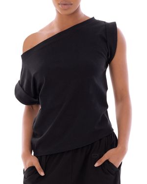 DAI MODA Femi Off Shoulder Top - Black