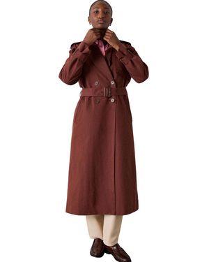 Whistles Valentina Trench Coat - Red