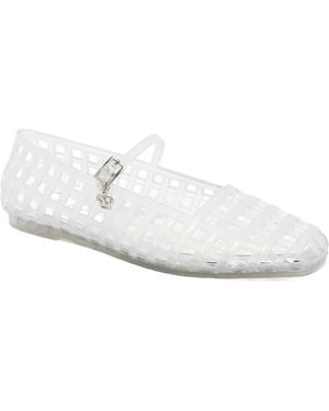 Juicy Couture Malaysia Mary Jane Ballet Flats - White