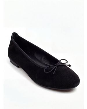 Menina Step Sofia Elastic Suede Ballet Flat - Blue