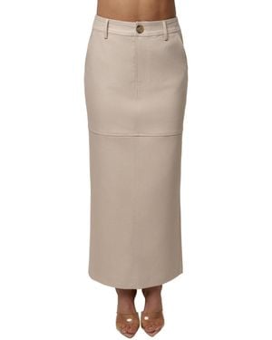 JLUXLABEL In Focus Skirt - Natural