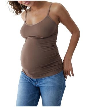 Ingrid & Isabel Maternity Seamless Cami - Blue