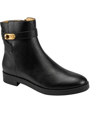 Donna Karan Tianna Block Heeled Booties - Black