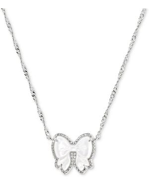 Kendra Scott Haley Bow Short Pendant Necklace - Metallic