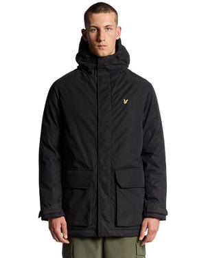 Lyle & Scott Heavyweight Hooded Parka - Black