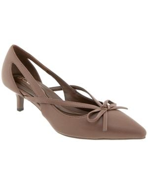 BCBGMAXAZRIA Dawny Kitten Heel Pump - Brown