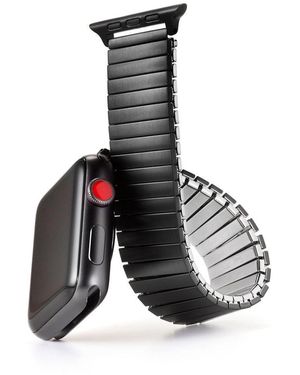 Speidel Twist-o-flex Band Compatible For Use With The Apple Watch (series 1-8 - Gray