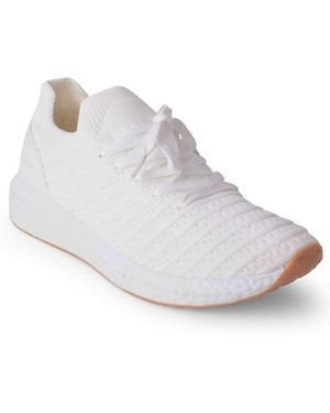 Tahari Bentley Lace Up Sneakers - White