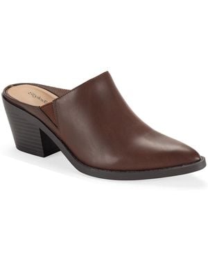 Style & Co. Leonaa Platform Mules - Brown