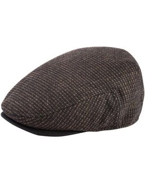 Scala Tweed Ivy Cap - Brown