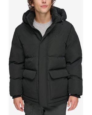Levi's Workwear Hooded Parka Jacket - Black