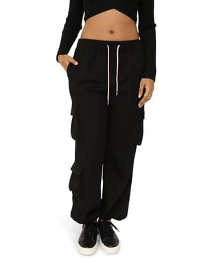 Belle & Bloom Perfect Match Cargo Trackpants - Black