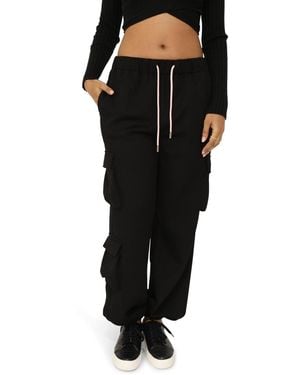 Belle & Bloom Perfect Match Cargo Trackpants - Black