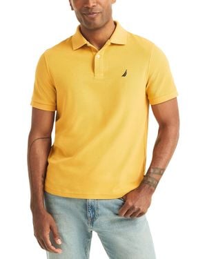 Nautica Classic-fit Performance Deck Polo Shirt - Yellow