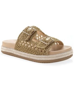 On 34th Tatyana Round Toe Flat Sandals - Multicolor
