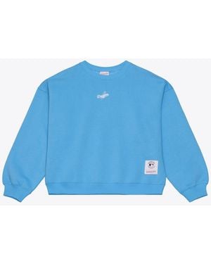 Mitchell & Ness Los Angeles Dodgers Insignia Fleece Sweatshirt - Blue