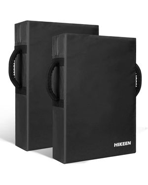 Hikeen Football Blocking Pad Training Equipment Denser Softer Foam 24"x16" Kick Pads For Football - Black