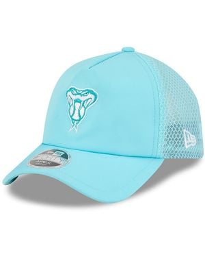 KTZ Arizona Diamondbacks 2026 Batting Practice Alternate Apex 9forty Adjustable Hat - Blue