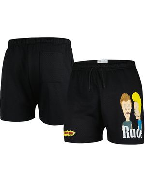 FREEZE MAX Beavis And Butt-head Rude Mesh Shorts - Black