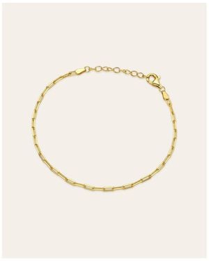 Zoe Lev Mini Open Link Chain Bracelet - Natural