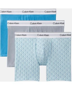 Calvin Klein Icon Cotton Stretch Boxer Briefs - Blue