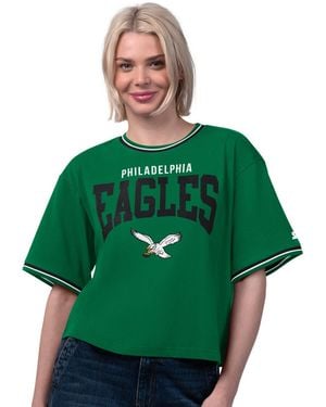 Starter Philadelphia Eagles Vintage Ace Cropped T-shirt - Green