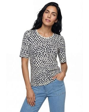Olsen Pebble Print T-shirt - Blue
