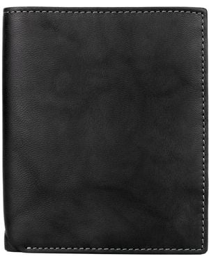 JULIA BUXTON J. Buxton Mini Hunt Credit Card Folio Wallet - Black