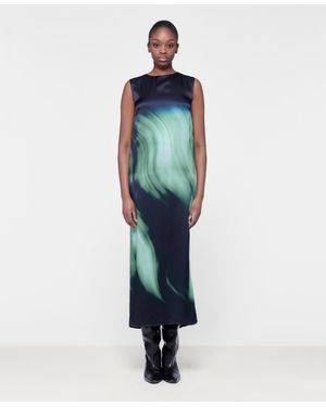 eem Sleeveless Printed Dress - Blue