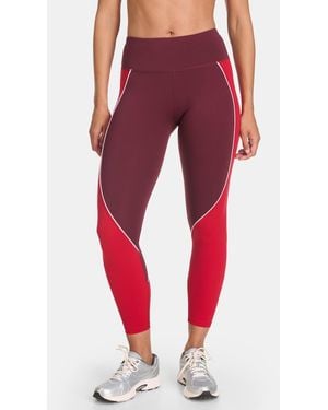 Sweaty Betty Power 7/8 Color Block Workout leggings - Red