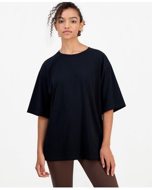 ID Ideology Boyfriend Cotton-blend Short-sleeve T-shirt - Blue