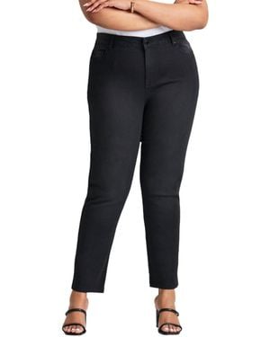 Avenue Plus Size Tall Butter Denim Jean - Black