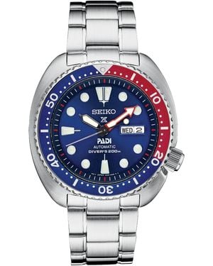 Seiko Automatic Prospex Diver Stainless Steel Bracelet Watch 45mm - Metallic