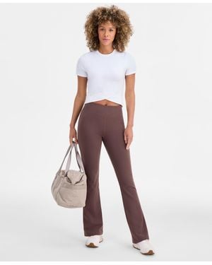 ID Ideology Studio High Rise Flare leggings Tall - White