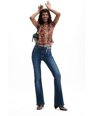 Desigual Flare Jeans - Blue