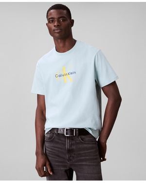 Calvin Klein Relaxed-fit Logo T-shirt - White