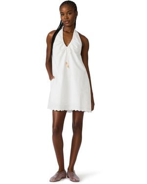 Steve Madden Adana V-neck Mini Dress - White
