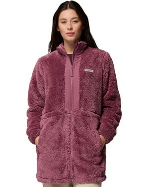 Columbia Boundless Discovery High-pile Fleece 2-way Zipper Jacket - Red