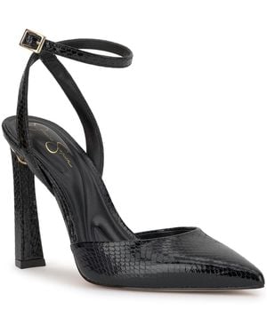 Jessica Simpson Ocanna Two-piece Pointed-toe Pumps - Black