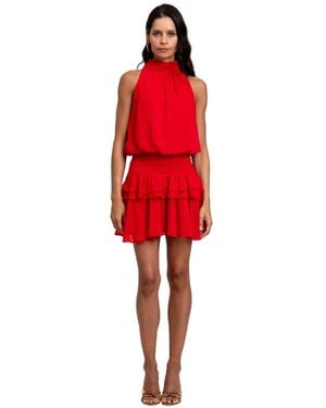 Torn By Ronny Kobo Leah Dress - Red