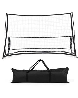 COSTWAY 2-in-1 Portable Soccer Sneaker - White