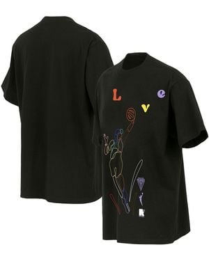 round21 And Golden State Valkyries Love Pride Premium Heavyweight T-shirt - Black