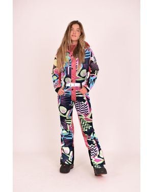 OOSC Saved By The Bell Curved Ski Suit - Pink