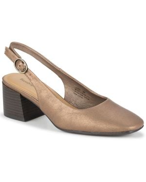BareTraps Ester Block Heel Slingback Pumps - Multicolor