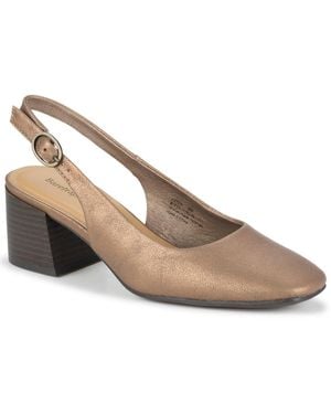 BareTraps Ester Block Heel Slingback Pumps - Multicolor