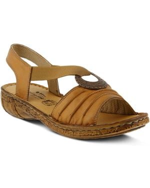 Spring Step Karmel Wedge Sandal - Brown