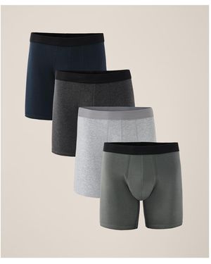 Pact Everyday Extended Boxer Brief 4-pack - Black