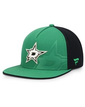 Fanatics Green/black Dallas Stars Snapback Hat
