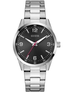 Guess Quartz -tone Stainless Steel Watch 40mm - Gray