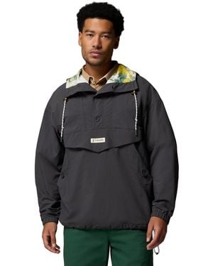 Columbia Acker Rock Regular Fit Windbreaker Jacket - Black